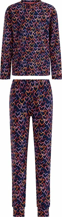 WE Fashion Meisjes Pyjamaset Met Een Dessin - Maat 134/140 3 WE Fashion Meisjes Pyjamaset Met Een Dessin - Maat 134/140