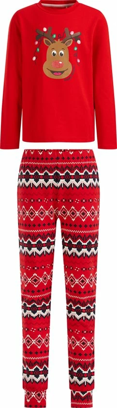 WE Fashion Meisjes Pyjamaset Met Opdruk - Maat 158/164 3 WE Fashion Meisjes Pyjamaset Met Opdruk - Maat 158/164