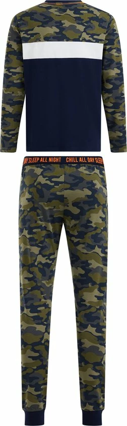 WE Fashion Jongens Pyjamaset Met Dessin - Maat 158/164 4 WE Fashion Jongens Pyjamaset Met Dessin - Maat 158/164 - Afbeelding 2