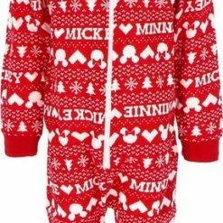 DISNEY MICKEY MOUSE KERST ONESIE - CHRISTMAS PYJAMA - MAAT 146 CM - 10 JAAR