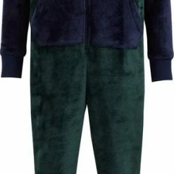 WE Fashion Jongens Onesie Met Embroidery En Capuchon - Maat 134/140