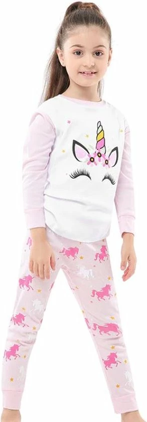 La Señorita Eenhoorn Pyjama Roze Maat 110-116 (5-6 Jaar) Unicorn Pyjama Jurk Prinses + Eenhoorn Ketting 10 La Señorita Eenhoorn Pyjama Roze Maat 110-116 (5-6 Jaar) Unicorn Pyjama Jurk Prinses + Eenhoorn Ketting - Afbeelding 8