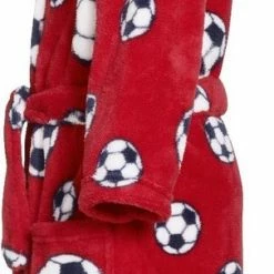 Playshoes - Fleece Badjas Met Capuchon - Voetbal Rood - Maat 146-152cm 8 Playshoes - Fleece Badjas Met Capuchon - Voetbal Rood - Maat 146-152cm -Nike winkel 303x840 1
