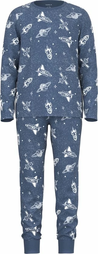 NAME IT NKMNIGHTSET SARGASSO SEA SPACE NOOS Jongens Pyjama - Maat 134/140 3 NAME IT NKMNIGHTSET SARGASSO SEA SPACE NOOS Jongens Pyjama - Maat 134/140
