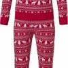 Pastunette Familie Kerst Meisjes/Jongens Pyjamaset - Rood - Maat 152