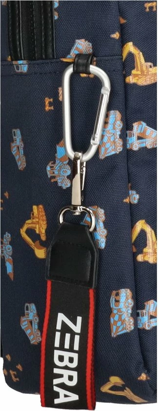 Zebra Trends Zebra Rugtas Construction Blue Rugzak + Dino Ei 7 Zebra Trends Zebra Rugtas Construction Blue Rugzak + Dino Ei - Afbeelding 5