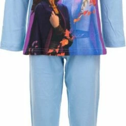 Disney Frozen Kinderpyjama - Frozen - Anna En Elsa - Blauw - Maat 8 Jaar (128 Cm)