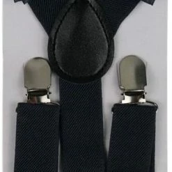 MINIIYOU - Set Jongens Bretel En Vlinderstrik - 1 T/m 5 Jaar - Zwart