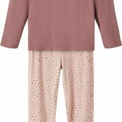 NAME IT NKFNIGHTSET ROSE TAUPE LEO NOOS Meisjes Pyjama - Maat 122/128 -Nike winkel 389x840 1