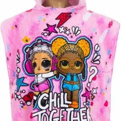 L.O.L. Surprise! Badponcho 60 X 120 Cm Katoen Roze