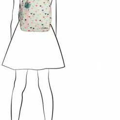Zebra Trends Girls Rugzak M Mint Heart -Nike winkel 467x840 5