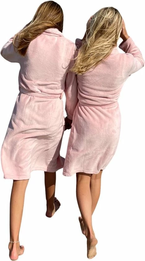 Relax Company Kinderbadjas Fleece - Oudroze - Meisjes Ochtendjas Maat 134/140 8 Relax Company Kinderbadjas Fleece - Oudroze - Meisjes Ochtendjas Maat 134/140 - Afbeelding 6