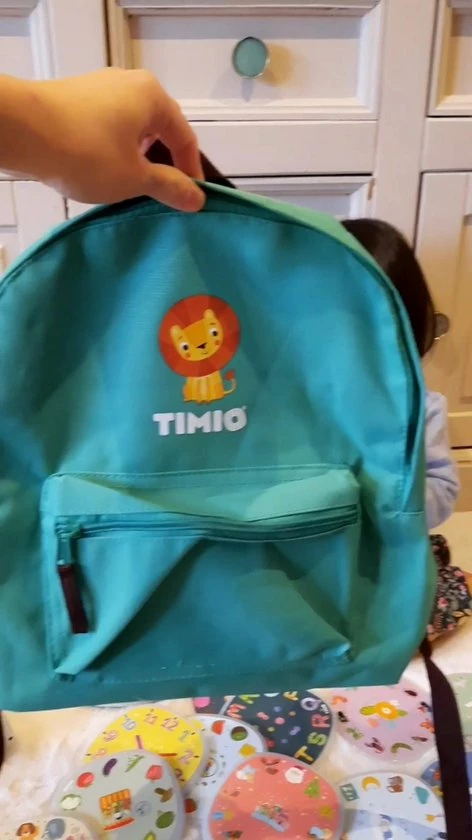 TIMIO Rugzak - Draagtas Voor TIMIO-Player, Discs En Hoofdtelefoon 4 TIMIO Rugzak - Draagtas Voor TIMIO-Player, Discs En Hoofdtelefoon - Afbeelding 2