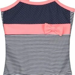 Prénatal Badpak Meisjes - Zwemkleding - Badpak Baby - Blauw Met Roze - Maat 86/92