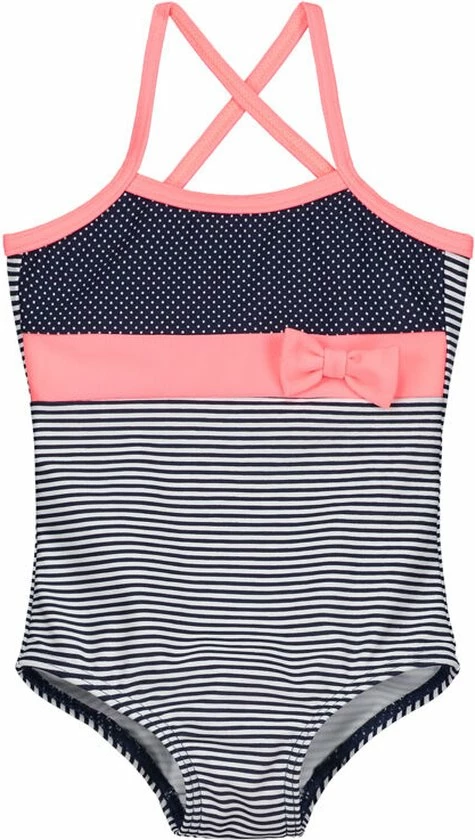 Prénatal Badpak Meisjes - Zwemkleding - Badpak Baby - Blauw Met Roze - Maat 86/92 3 Prénatal Badpak Meisjes - Zwemkleding - Badpak Baby - Blauw Met Roze - Maat 86/92