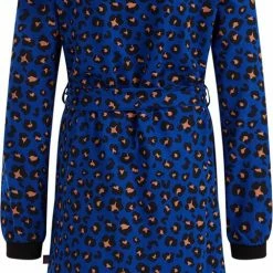 WE Fashion Meisjes Gestructureerde Jurk Met Dessin En Strikceintuur - Maat 122/128 -Nike winkel 482x840 5