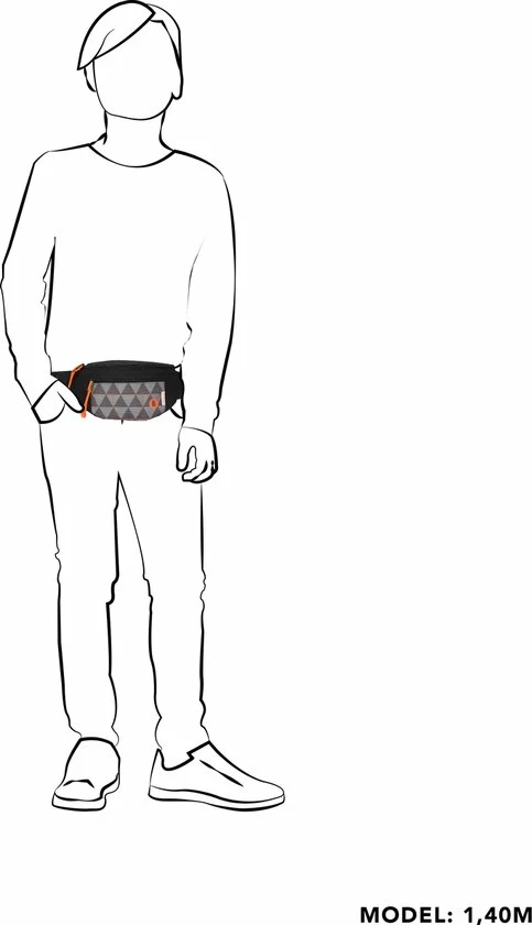 Beagles Originals Kinder Heuptasje Zwart 5 Beagles Originals Kinder Heuptasje Zwart - Afbeelding 3