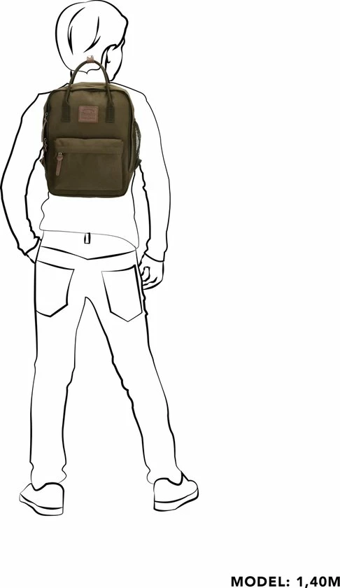 Beagles Originals Torrent Rugzak - Olijfgroen 5 Beagles Originals Torrent Rugzak - Olijfgroen - Afbeelding 3