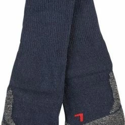 FALKE TK2 Wandelsokken Warm Winter Zacht Thermisch Ademend Anti-blaar Antizweet Zonder Motief Met Elastische Boord Merinowol Blauw Unisex Sportsokken - Maat 35-38 -Nike winkel 487x840