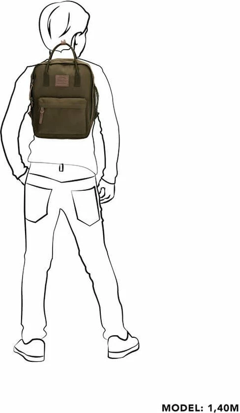 Beagles Originals Torrent Rugzak - Olijfgroen 4 Beagles Originals Torrent Rugzak - Olijfgroen - Afbeelding 2