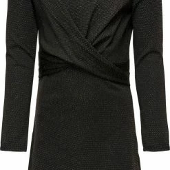 ONLY KOGNEW QUEEN L/S GLITTER DRESS BF JRS Meisjes Jurk - Maat 134/140