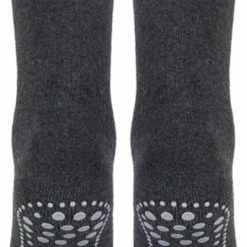 Topsocks Huissokken Met Antislip Noppen Kleur: Antraciet Maat: 39-42