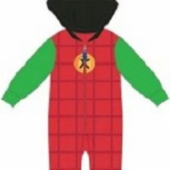 Bing Onesie - Maat 92 - Bing Bunny Huispak Pyjama - Rood