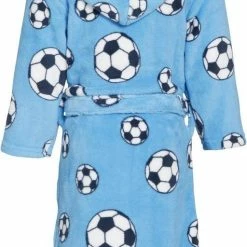 Playshoes - Fleece Badjas Met Capuchon - Voetbal Blauw - Maat 146-152cm 14 Playshoes - Fleece Badjas Met Capuchon - Voetbal Blauw - Maat 146-152cm -Nike winkel 512x840 2