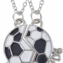 Fako Bijoux® - Vriendschapsketting - BFF Ketting - Voetbal - Best Friends