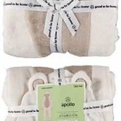 Apollo Unisex Kinder Onesie Beer - Beige - Maat 146/158 -Nike winkel 526x840