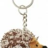Nature Planet Pluche Egel Knuffel Sleutelhanger 6 Cm - Speelgoed Dieren Sleutelhangers