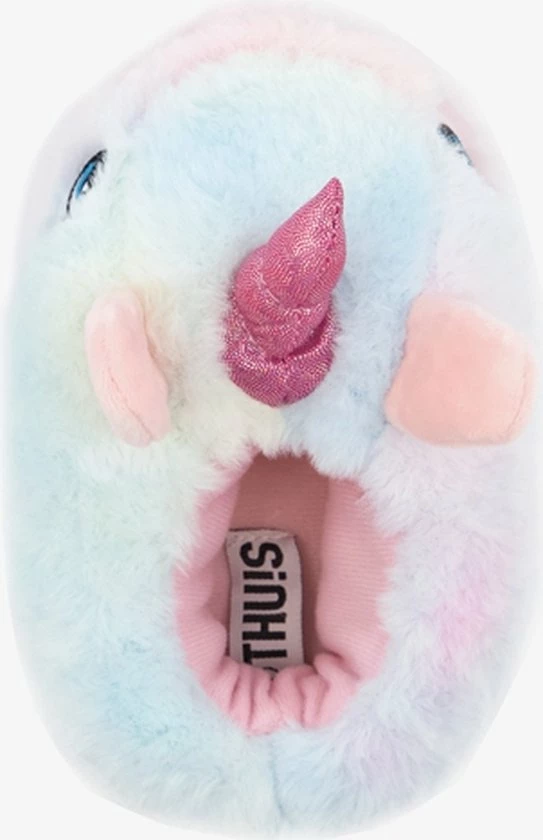 Thu!s Kinder Pantoffels Unicorn - Blauw - Maat 24/25 - Sloffen 7 Thu!s Kinder Pantoffels Unicorn - Blauw - Maat 24/25 - Sloffen - Afbeelding 5