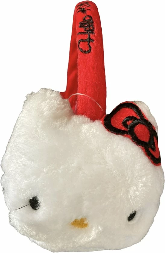 Sanrio Rode/witte Oorwarmers Van Hello Kitty 3 Sanrio Rode/witte Oorwarmers Van Hello Kitty