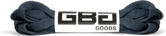 GBG Goods GBG Sneaker Veters 120CM - Marine Blauw - Navy Blue - Laces - Platte Veter 5 GBG Goods GBG Sneaker Veters 120CM - Marine Blauw - Navy Blue - Laces - Platte Veter - Afbeelding 3