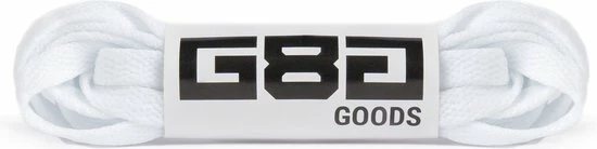 GBG Goods GBG Sneaker Veters 140CM - Wit - White - Laces - Platte Veter 5 GBG Goods GBG Sneaker Veters 140CM - Wit - White - Laces - Platte Veter - Afbeelding 3