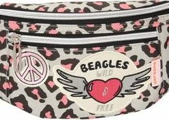 Beagles Originals Kinder Heuptasje Leopard Grijs