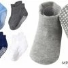 MINIIYOU 6 Paar - Antislip Sokken Kind Baby - 1-3 Jaar - Blauw Grijs - Enkelsokken - Verbeterde Kwaliteit -Nike winkel 550x277 2