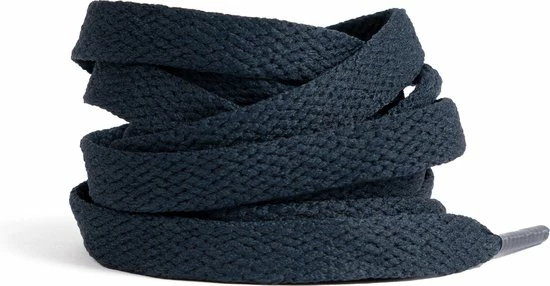 GBG Goods GBG Sneaker Veters 120CM - Marine Blauw - Navy Blue - Laces - Platte Veter 3 GBG Goods GBG Sneaker Veters 120CM - Marine Blauw - Navy Blue - Laces - Platte Veter