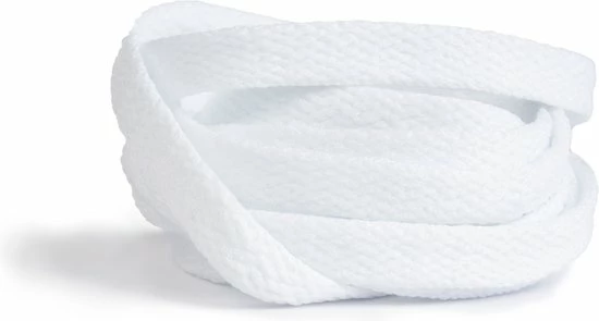 GBG Goods GBG Sneaker Veters 140CM - Wit - White - Laces - Platte Veter 3 GBG Goods GBG Sneaker Veters 140CM - Wit - White - Laces - Platte Veter