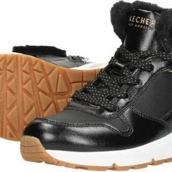 Skechers Uno Sneakers Zwart Leer - Dames - Maat 38 -Nike winkel 550x326 3