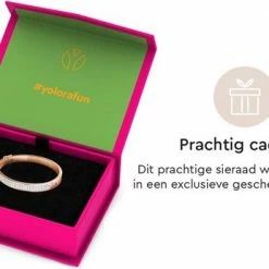 Yolora Kids Bangle Armband - Kalpa Camaka Kristallen - Rosé Kleurig - 18K Roségoud Verguld - Kind - Meisjes Armbandje Rose Gold - Sieraden Kinderen - Luxe Giftbox - Geschenkdoos - Cadeau Doos - Geschenkverpakking - Mooie Cadeauverpakking -Nike winkel 550x346 1