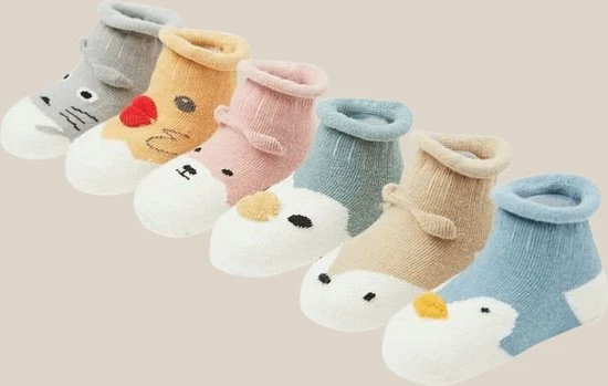 Merkloos Babysokken - Poesje - Katoen - Antislip - 0-12 Maanden - Babysokjes - Baby Slofjes - Kraamcadeau - Baby Cadeau 8 Merkloos Babysokken - Poesje - Katoen - Antislip - 0-12 Maanden - Babysokjes - Baby Slofjes - Kraamcadeau - Baby Cadeau - Afbeelding 6
