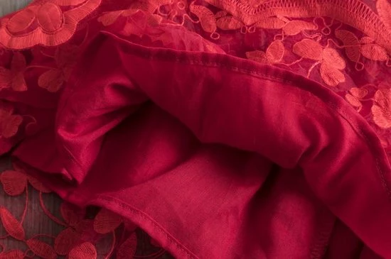 NNJXD Schattige Red Princess Lace Feest Jurk - Princess Verjaardag Jurk - Kerst Jurk - Bruidmeisje Jurk - Photoshoot Jurk - Red Lace Princess Maat 104 Mouwloos 7 NNJXD Schattige Red Princess Lace Feest Jurk - Princess Verjaardag Jurk - Kerst Jurk - Bruidmeisje Jurk - Photoshoot Jurk - Red Lace Princess Maat 104 Mouwloos - Afbeelding 5