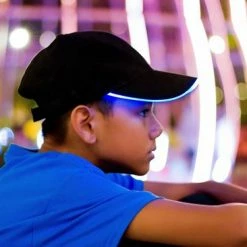 Illuminated Apparel IA LED Light Up Baseball Cap - Zwart Met Blauw Licht -Nike winkel 550x366 17