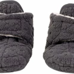 Lodger Babyslofjes Antislip - Slipper Folklore - 100% Fleece - Maat 12-18M - Klittenbandsluiting - Slofjes Die Blijven Zitten - Zwart -Nike winkel 550x366 36