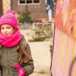 B. Nosy Y207-5911 Meisjes Muts - Pink Glo