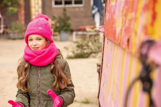 B. Nosy Y207-5911 Meisjes Muts - Pink Glo 3 B. Nosy Y207-5911 Meisjes Muts - Pink Glo