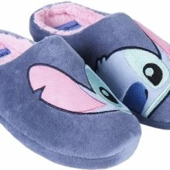 Disney Stitch Sloffen - Blauw En Roze