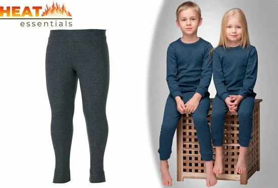 Therma -Tec Heat Essentials - Thermokleding Kinderen - ThermoBroek - 104-110 - Antraciet Grijs - Thermo Ondergoed - Thermo Legging - Thermo Broek 3 Therma -Tec Heat Essentials - Thermokleding Kinderen - ThermoBroek - 104-110 - Antraciet Grijs - Thermo Ondergoed - Thermo Legging - Thermo Broek