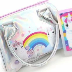 Handtas Unicorn Parelmoer + Smartphone Schrijfboekje + Make-up Spiegel – Eenhoorn Kinder Cadeauset Voor Meisjes – CBS1 -Nike winkel 550x377